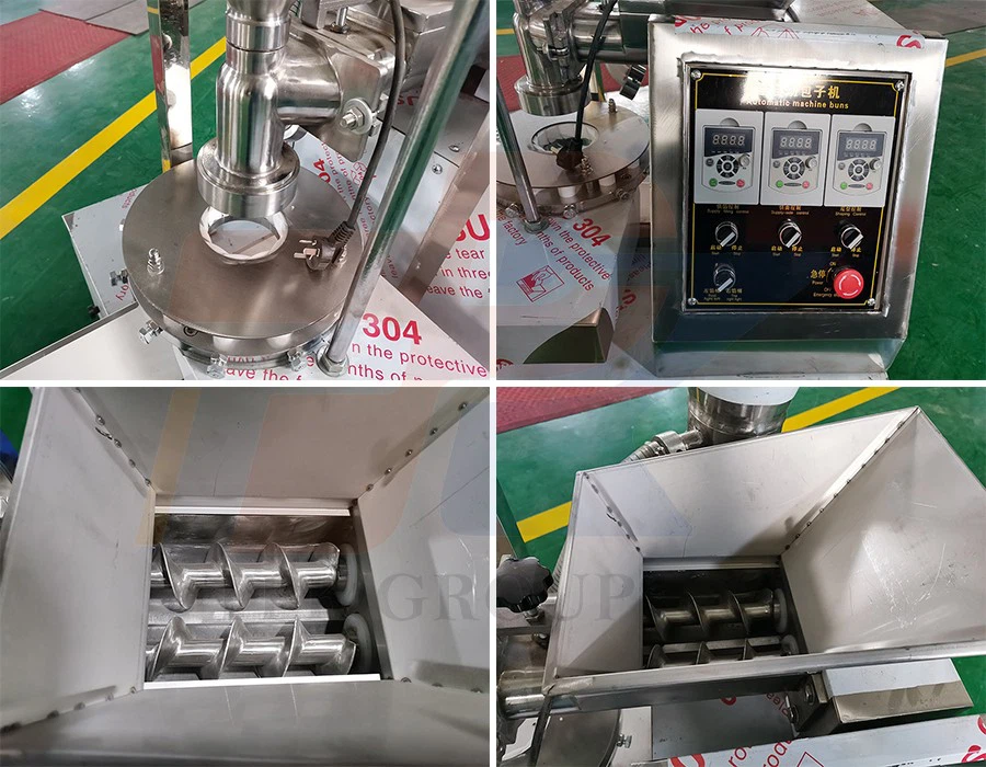 Single Or Double Hopper Optional Steamed Bun Making Machine high quality