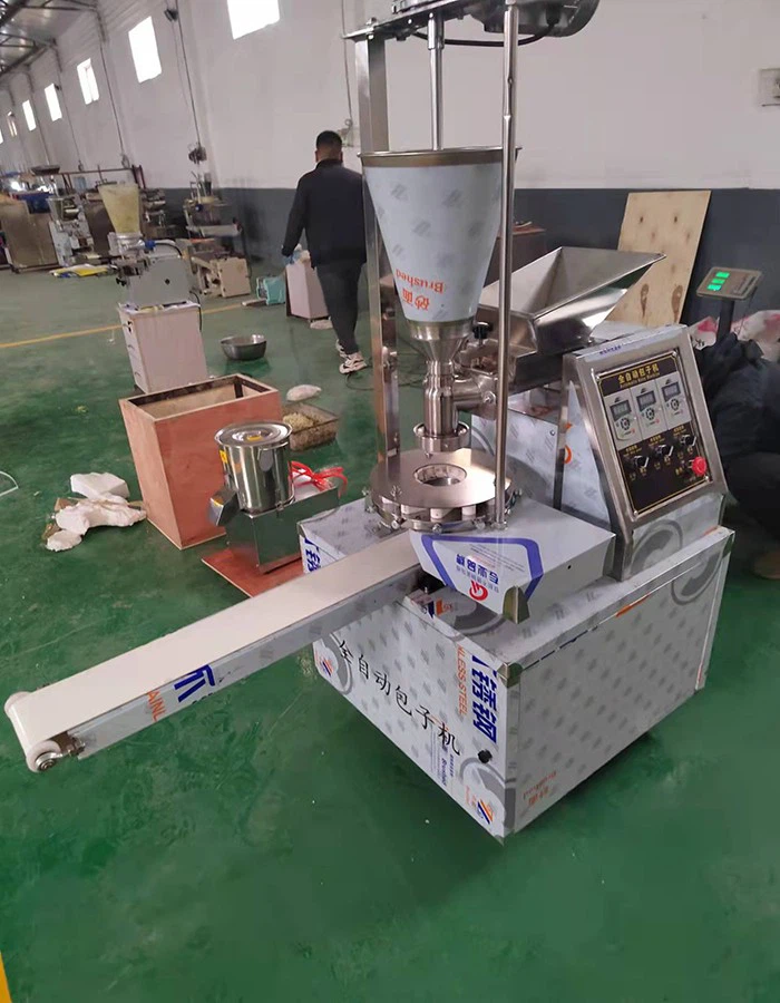 Single Or Double Hopper Optional Steamed Bun Making Machine factory